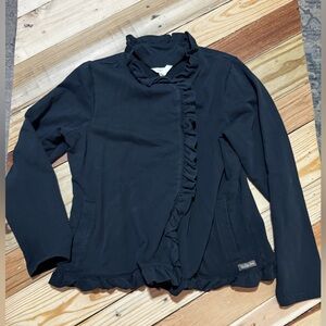 Matilda Jane Black Ruffle-Trim Jacket